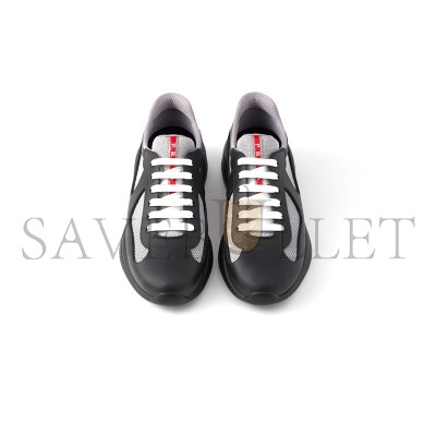 PRADA AMERICA'S CUP SOFT RUBBER AND BIKE FABRIC SNEAKERS 4E6500